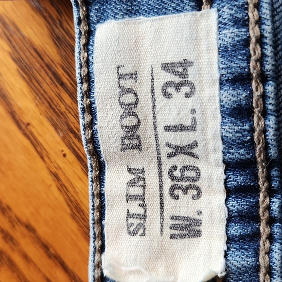 TK Axel Men's Slim Bootcut Jeans - Picture 6 of 11